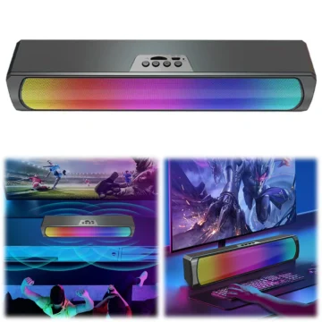 PC Sound Bar RGB Bluetooth Speaker Stereo 1 | PricZone