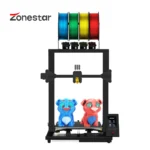ZONESTAR New Upgrade 4 Extruder 4 IN 1 OUT Mix Color Large Size High Precision Silent Fast Installation FDM 3D Printer DIY Kit 4 | PricZone