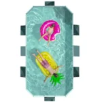 Foldable Swimming Pool Outdoor PVC Adults Kids 2 | PricZone