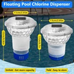 Solar Pool Chlorine Floater with Lights 5 | PricZone