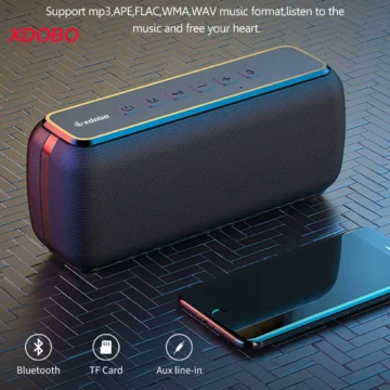 XDOBO X8 Portable 60W Bluetooth Speaker Bass 2