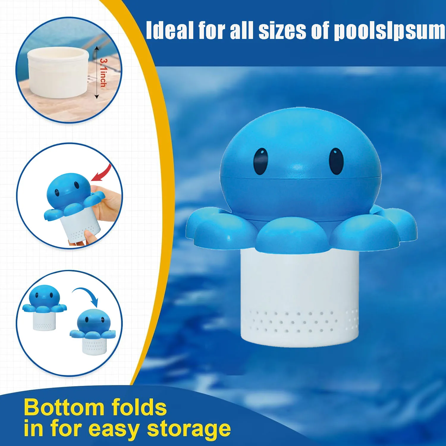 Swimming Pool Chlorine Dispenser for 13 inch 4 | PricZone Swimming Pool Chlorine Dispenser for 1 3 inch 4 | PricZone