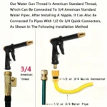 Car High Pressure Water Gun Adjustable Nozzle 2 | PricZone