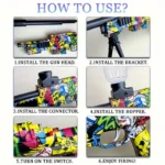 AWM Mini Electric Splatter Blaster Toy 6 | PricZone