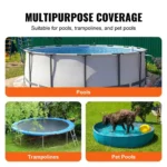 15FT Round Solar Pool Cover Ground Safety 5 | PricZone