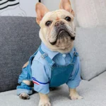 Dog Denim Jumpsuit Puppy Costumes 4 | PricZone