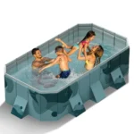 Foldable Swimming Pool Outdoor PVC Adults Kids 1 | PricZone
