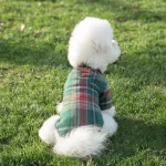 Summer Pet Shirt British Style Plaid Dog Vest Clothes For Small Dogs Chihuahua Cotton Puppy Shirts 2 | PricZone