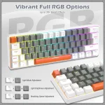 ZIYOU LANG T60 Wired Mechanical Gaming Keyboard and Mouse Combo Portable with Rainbow Backlit Honeycomb Mice Coiled 3 | PricZone