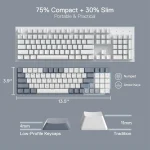 Redragon BS8772 Wireless Keyboard Mouse Combo 6 | PricZone