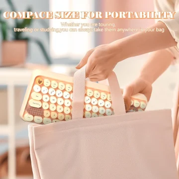 FELICON Wireless Retro 84 Key Bluetooth Keyboard 2 | PricZone