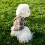 Summer Pet Shirt British Style Plaid Dog Vest Clothes For Small Dogs Chihuahua Cotton Puppy Shirts 6 | PricZone