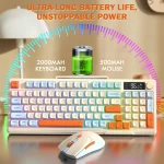 ZIYOU LANG T96 Wireless Gaming Keyboard Mouse Combo 4 | PricZone