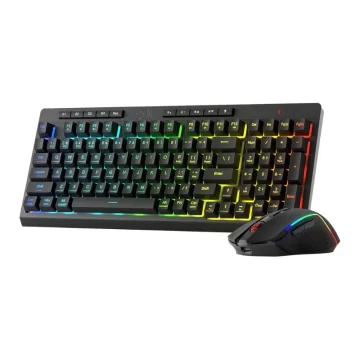 Redragon S142 Wireless RGB Gaming Keyboard Combo 1 | PricZone