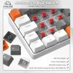 ZIYOU LANG T60 Wired Mechanical Gaming Keyboard and Mouse Combo Portable with Rainbow Backlit Honeycomb Mice Coiled 4 | PricZone