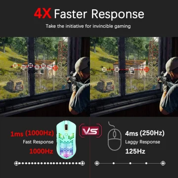 MAMBANAKE x ZIYOUANG AK33 Gaming KeyboardM5 MouseRainbow LED Backlit Mechanical Keyboard 2 | PricZone