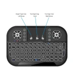 Mini Wireless Backlit Keyboard with Touchpad 4 | PricZone