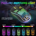 Wired Rainbow Backlit Gaming Keyboard 104 Key 3 | PricZone