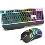 Wired Rainbow Backlit Gaming Keyboard 104 Key 1 | PricZone