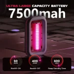 RK ROYAL KLUDGE M87 Gasket Wireless Mechanical Keyboard Hot Swappable Bluetooth24GUSB C Gaming Keyboard with TFT Color Screen 6 | PricZone