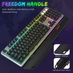Wired Rainbow Backlit Gaming Keyboard 104 Key 4 | PricZone