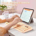 FELICON Wireless Retro 84 Key Bluetooth Keyboard 3 | PricZone