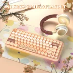 FELICON Wireless Retro 84 Key Bluetooth Keyboard 4 | PricZone