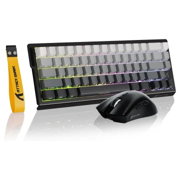 MAMBASNAKE x Attack Shark X68 HE Gaming Keyboard  R1 Mouse Combo8KHz Magnetic Switch Keyboard 1 | PricZone