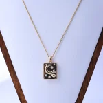 Moon Star Pendant Necklace with Book Charm 4 | PricZone