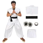 Ryomen Sukuna JJK Mens White Cosplay Costume Set 1 | PricZone