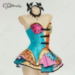 MEOWCOS Gothic Corset Skirt Set with Headband 2 | PricZone