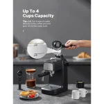 Compact 800W Espresso Machine with Steam Wand 3 | PricZone