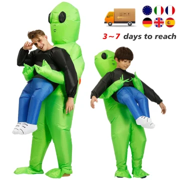 Green Alien Inflatable Costume for Adults 2