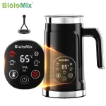 BioloMix 5 in 1 Milk Frother LED Touch Hot Cold 1 | PricZone