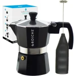 Stovetop Moka Pot Espresso Maker with Milk Frother 2 | PricZone
