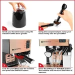 19 Bar Espresso Maker Set with Grinder Frother 4 | PricZone