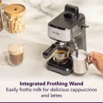 4Shot Steam Espresso Latte Maker with Frother 4 | PricZone 4 Shot Steam Espresso Latte Maker with Frother 4 | PricZone