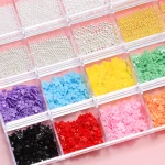 24 Grid 3D Flower Nail Charms Set 5 | PricZone