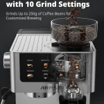 20 Bar Espresso Maker with Burr Grinder 3 | PricZone