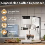 Compact 20 Bar Stainless Steel Espresso Maker 3 | PricZone