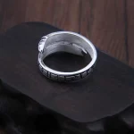 925 Sterling Viking Ouroboros Rune Adjustable Ring 3 | PricZone 925 Sterling Viking Ouroboros Rune Adjustable Ring 3 | PricZone