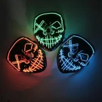 LED Purge Glow Mask for Halloween Cosplay 4 | PricZone