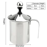 Stainless Steel Double Mesh Milk Frother 400800ml 3 | PricZone