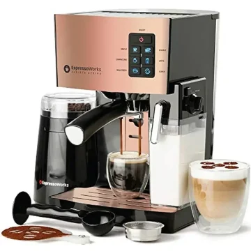 19 Bar Espresso Maker Set with Grinder Frother 1 | PricZone