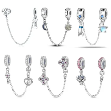 925 Sterling Safety Chain Clip for Charm Bracelets 1 | PricZone