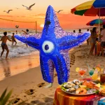 Adult Starfish Inflatable Costume Mascot 2 | PricZone Adult Starfish Inflatable Costume Mascot 2 | PricZone