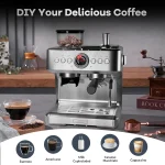 20 Bar Espresso Machine with GrinderFrother 1 | PricZone