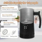 4 in 1 Electric Milk Frother and Steamer 350ml 2 | PricZone