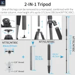 Professional Carbon Fiber Camera Tripod 4 | PricZone Professional Carbon Fiber Camera Tripod 4 | PricZone