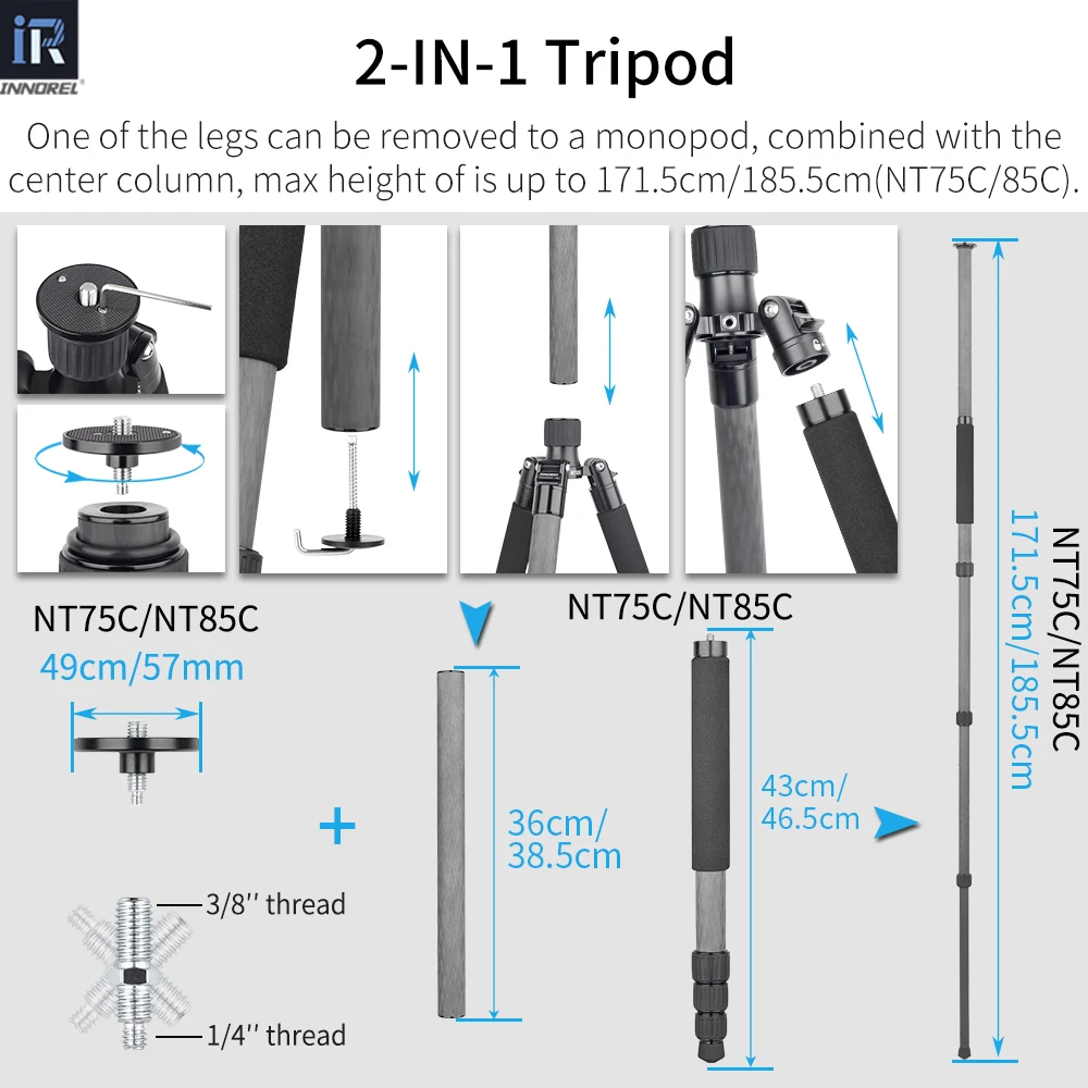 Professional Carbon Fiber Camera Tripod 4 | PricZone Professional Carbon Fiber Camera Tripod 4 | PricZone